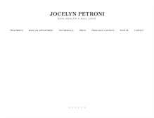 Tablet Screenshot of jocelynpetroni.com